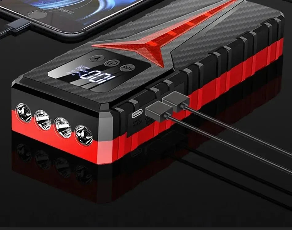 Car Jump Starter 8000A Battery Charger 298000mAh Emergency Power Bank Booster for 12V Gas and Diesel Vehicles