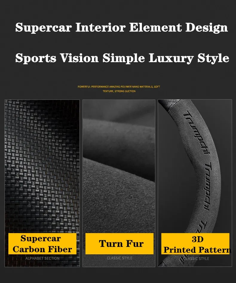 Car Anti-Slip Steering Cover For Changan Cs55 Cs15 Cs75 Plus Cs35 Cs85 Cs95 Cx70 Eado Cx20 Alsvin Hunter UNI-K UNI-T UNI-V