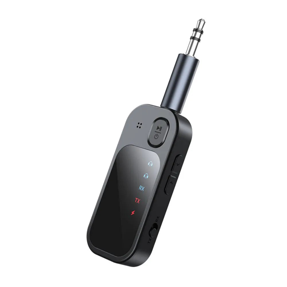 BT5.4 Audio Transmitter Receiver Low Latency Hifi Wireless Adapter Dual Stream Wireless Adapter for TV Car PC Headphones