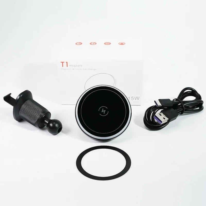 Car Phone Screen Holder For Nissan Altima L34 2019 2020 2021 Magnetic Wireless Charging Car phone For 8" Display panel Mount