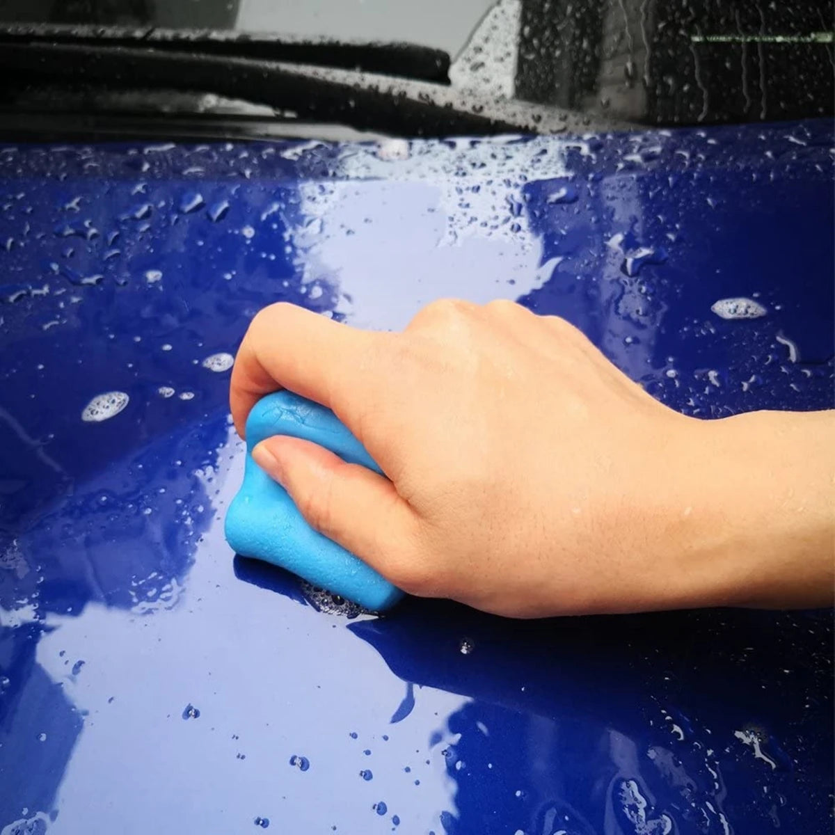 1-4PCS Blue Car Detailing Cleaning Magic Clay Bar Auto Paint Maintenance Tools Premium Grade Material 100G Car Washing Mud