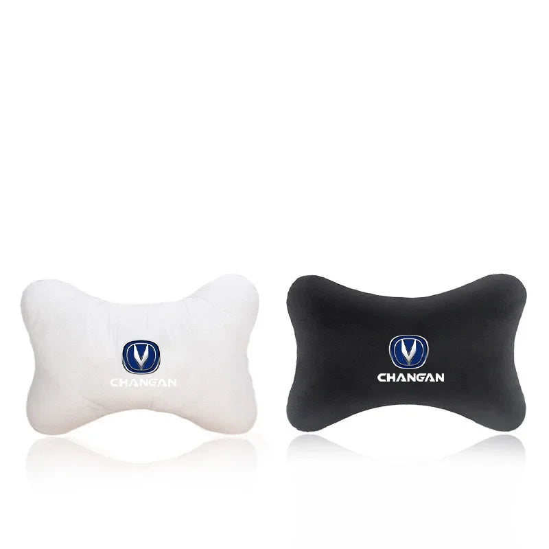Car Neck Pillow with Lumbar Support for CHANGAN CS15 CS35 CS55 CS75 CS85, Soft Headrest Cushion for Long Drive, Car Accessories