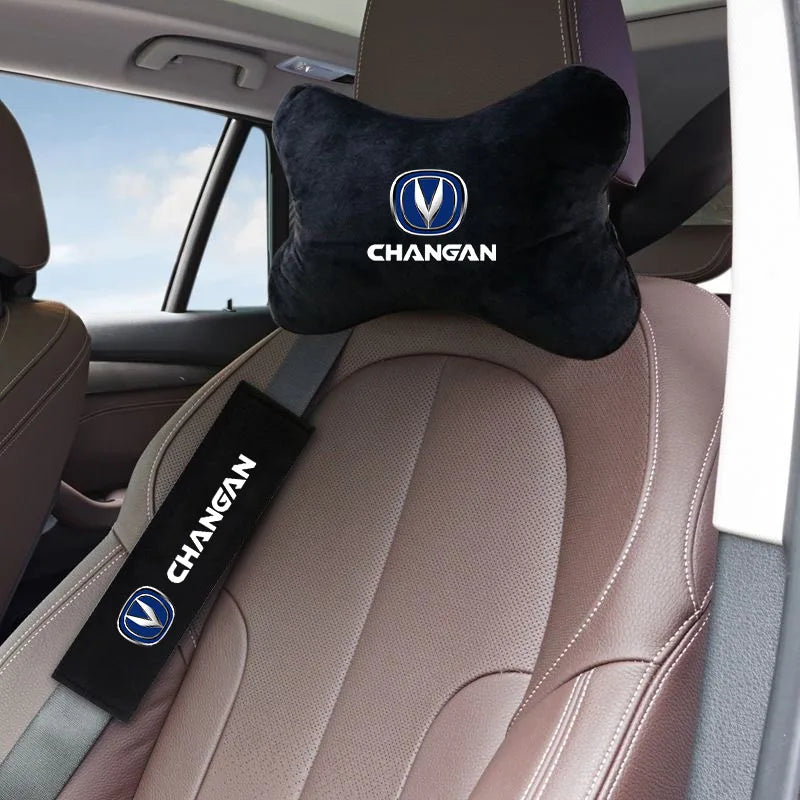 For CHANGAN CS75 PLUS CS95 CS35 PLUS Alsvin CS15 CS55 Eado Car Headrest Neck Support Seat Soft Neck Pillow Auto Accessories