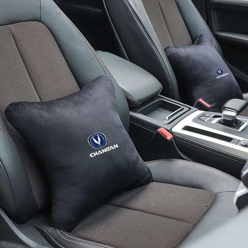 Car Neck Pillow with Lumbar Support for CHANGAN CS15 CS35 CS55 CS75 CS85, Soft Headrest Cushion for Long Drive, Car Accessories