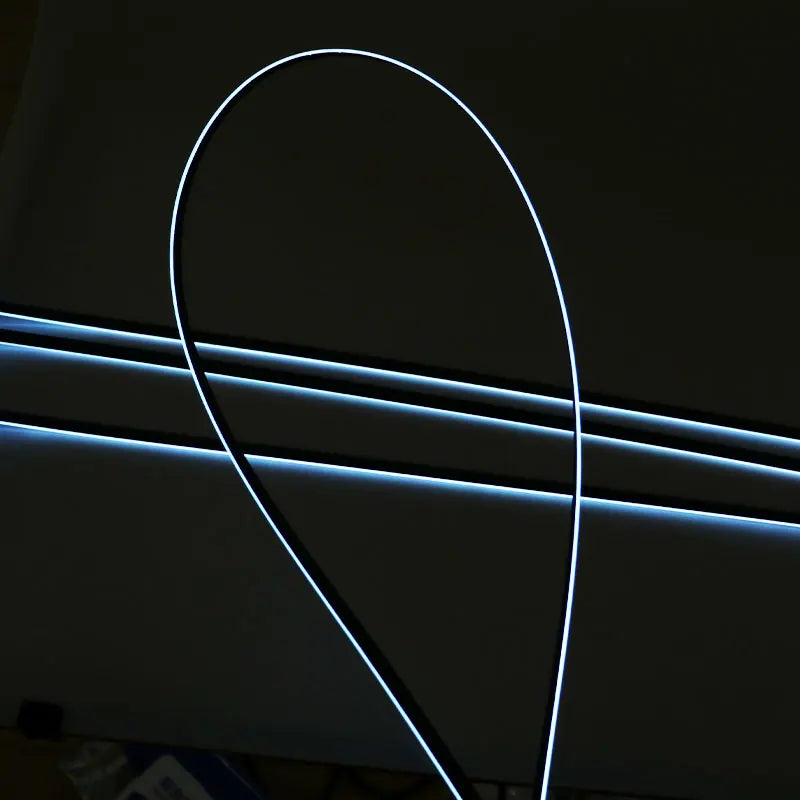 35/75/110cm RGB 64 Colors Acrylic Strip Car LED Ambient Light Parts Replacement Accessories (4 wires 4 pins)