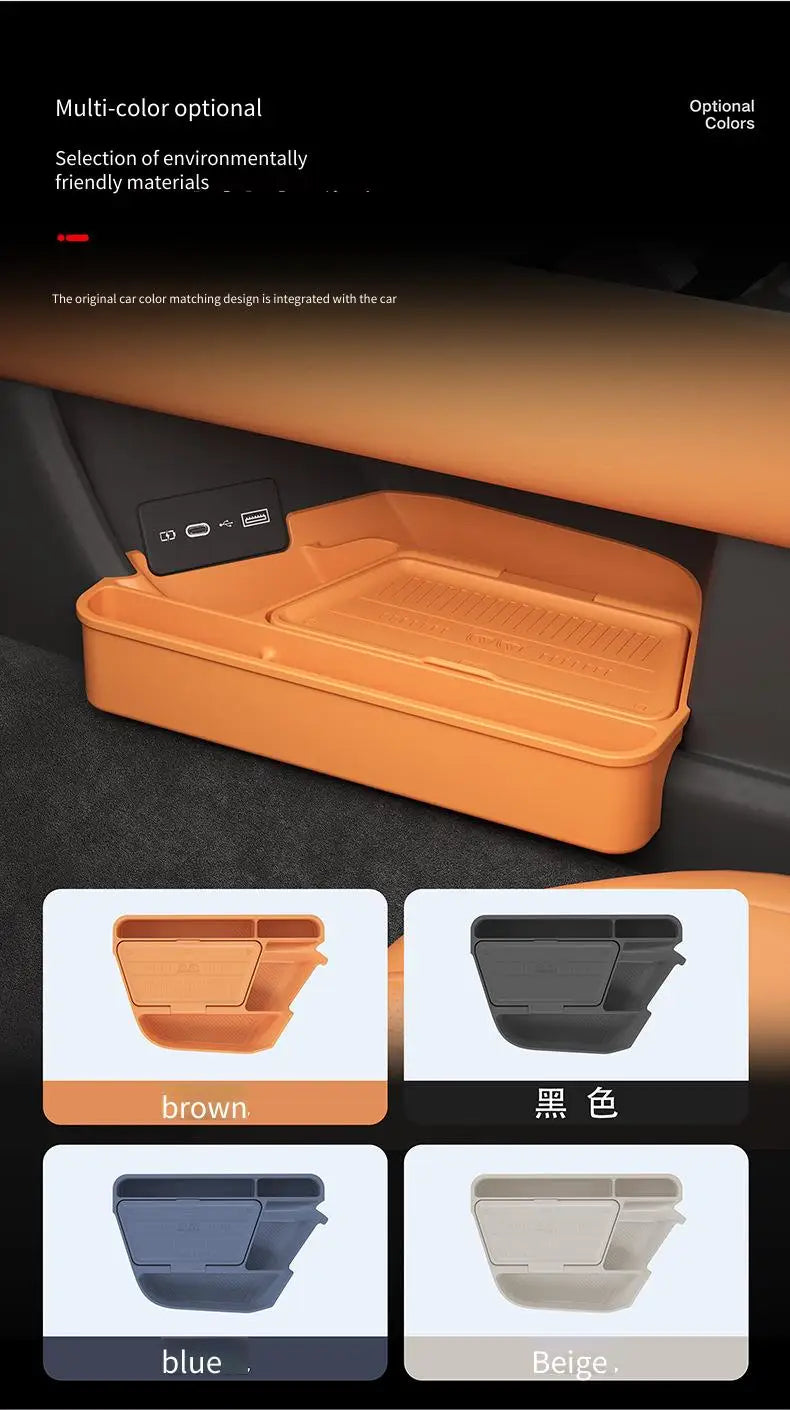 Suitable for 2026 Tank 500 central control lower storage box, glasses storage box, car interior accessories modification