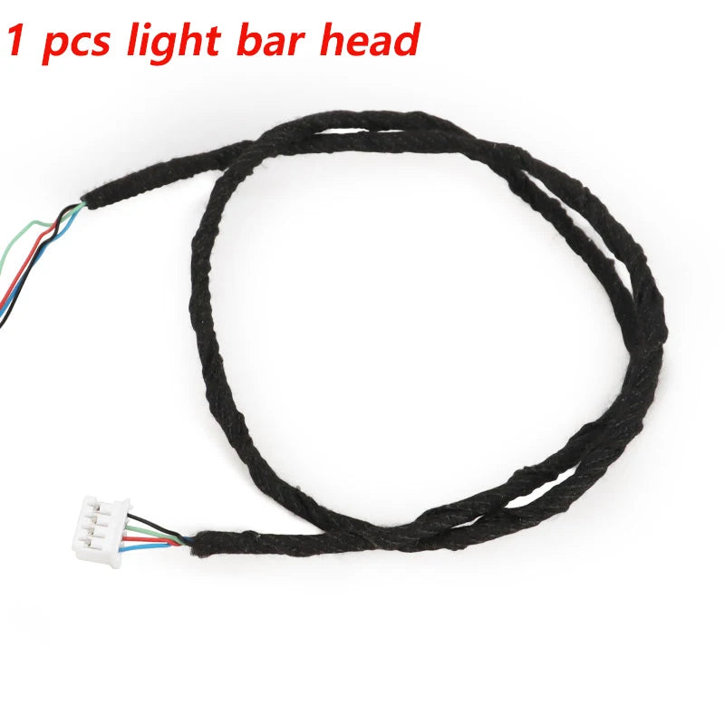 35/75/110cm RGB 64 Colors Acrylic Strip Car LED Ambient Light Parts Replacement Accessories (4 wires 4 pins)