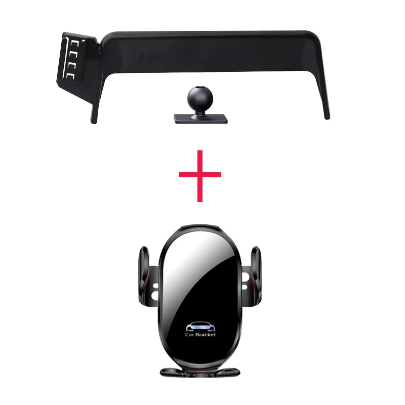 Car Phone Screen Holder For Nissan Altima L34 2019 2020 2021 Magnetic Wireless Charging Car phone For 8" Display panel Mount