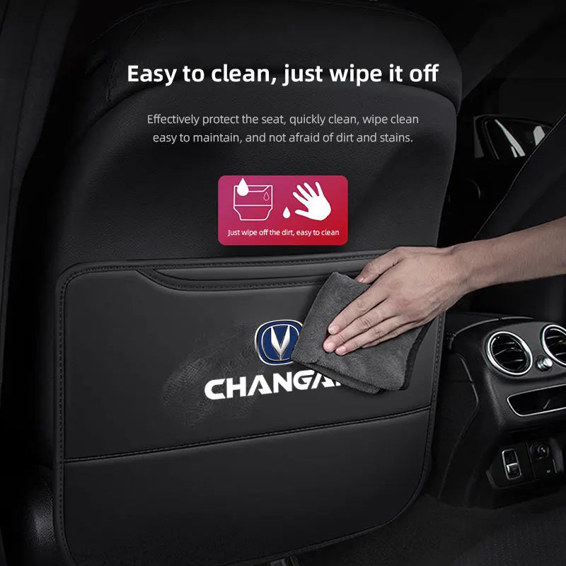Car Seat Back Anti Kick Cover Pad Anti-dirty Protector Mat For Changan CS75 CS35 Plus CS95 RAETON CX70 CS55 CX20 Alsvin CS15EV