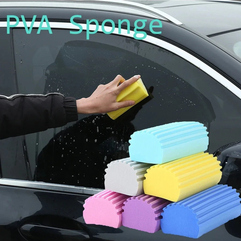 Car Damp Clean Duster Sponges Reusable Eraser Brush Blinds kitchen Window Sponge humedo Duster Cleaning Tools Auto Accessories