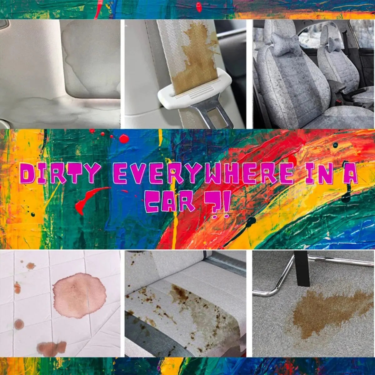 Interior Cleaner Water-free Foam Spray For Plastic Trim Leather Seat Fabric Top Carpet Stain Cleaning Solution JB-XPCS 21