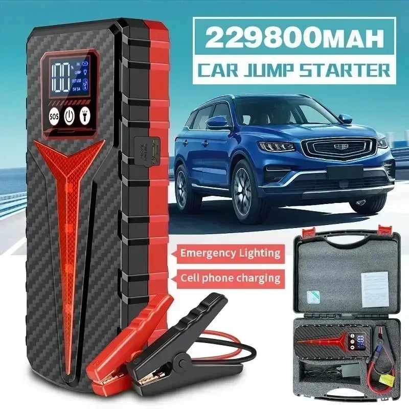 Car Jump Starter 8000A Battery Charger 298000mAh Emergency Power Bank Booster for 12V Gas and Diesel Vehicles