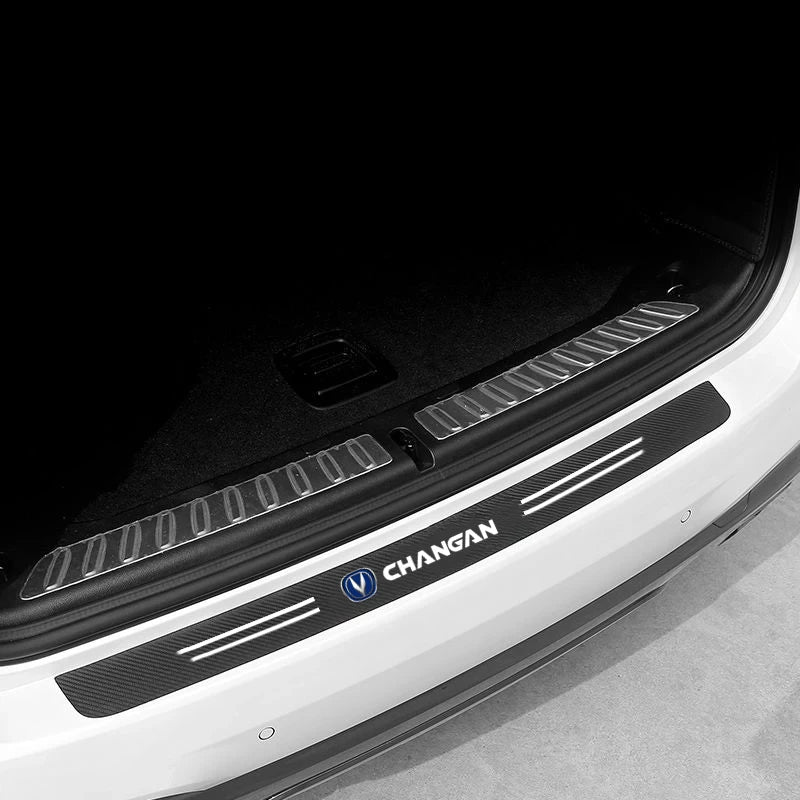 60X7CM Carbon Fiber Car Door Threshold Protective Sticker for changan CS75 PLUS CS95 CS35 alsvin CS15 CS55 Eado