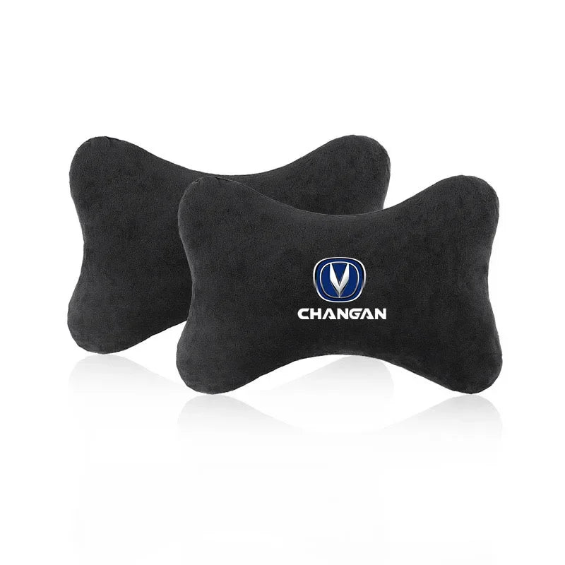 Car Neck Pillow with Lumbar Support for CHANGAN CS15 CS35 CS55 CS75 CS85, Soft Headrest Cushion for Long Drive, Car Accessories
