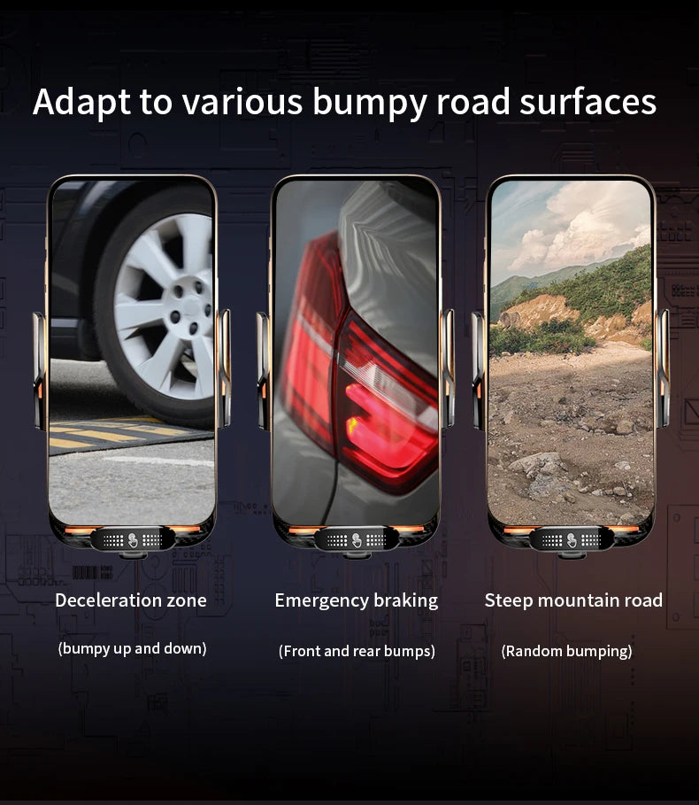 66W Wireless Fast Charger Mobile Phone Holder Air Vent Car Mount Charging Stand For IPhone 14 13 12 11 X Pro Max Xiaomi Samsung