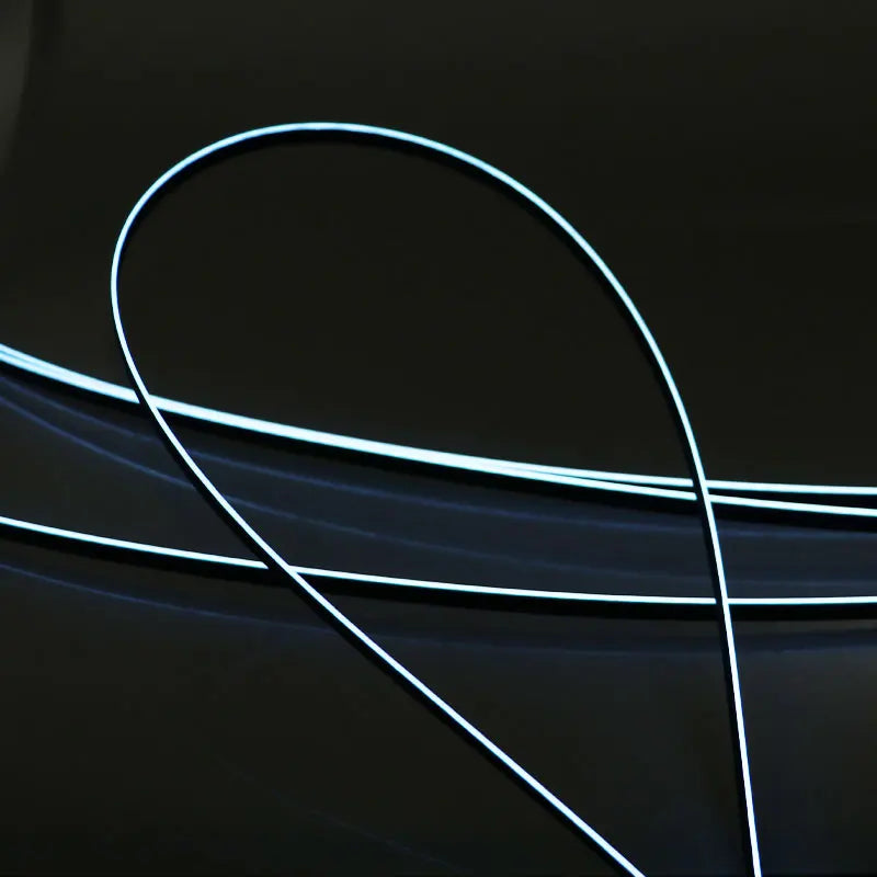 35/75/110cm RGB 64 Colors Acrylic Strip Car LED Ambient Light Parts Replacement Accessories (4 wires 4 pins)