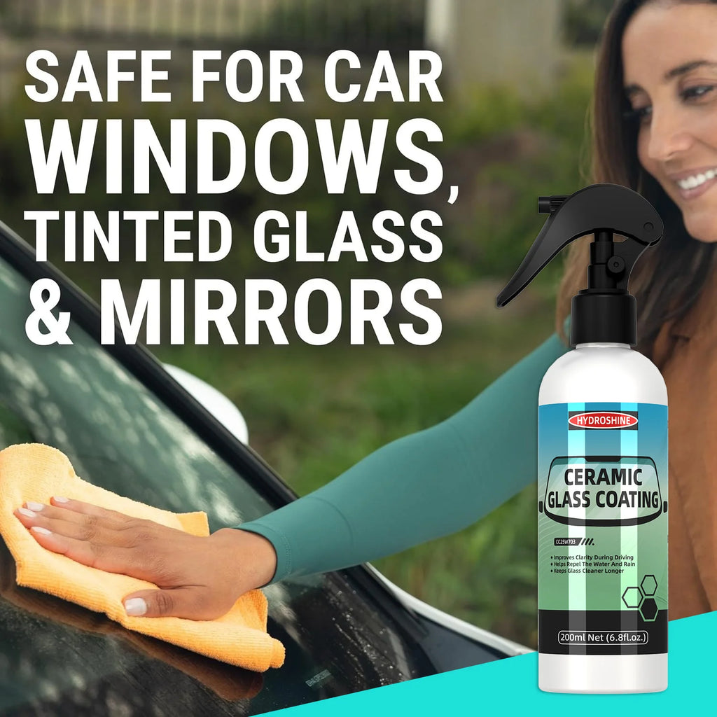 Hydroshine Ceramic Glass Coating Nano Crystal Coating Windows Polishing Liquid Glass Plated Crystal Hydrophobic Dustproof Agent