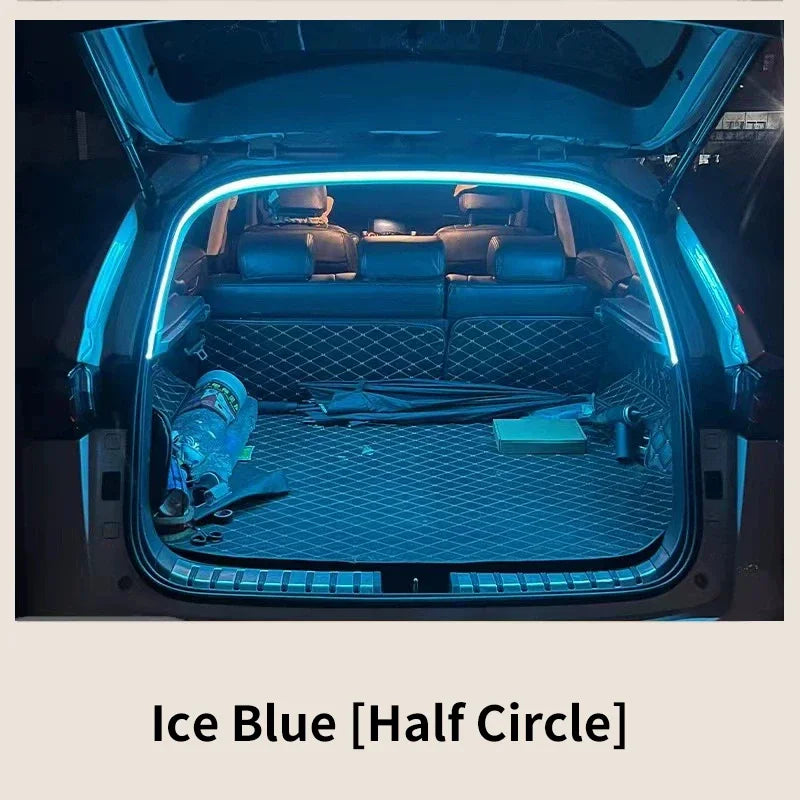 Car High Brightness Trunk Lighting Ambient Light Interior Decoration Led Wireless Automatic Sensing Tailgate Light Strip