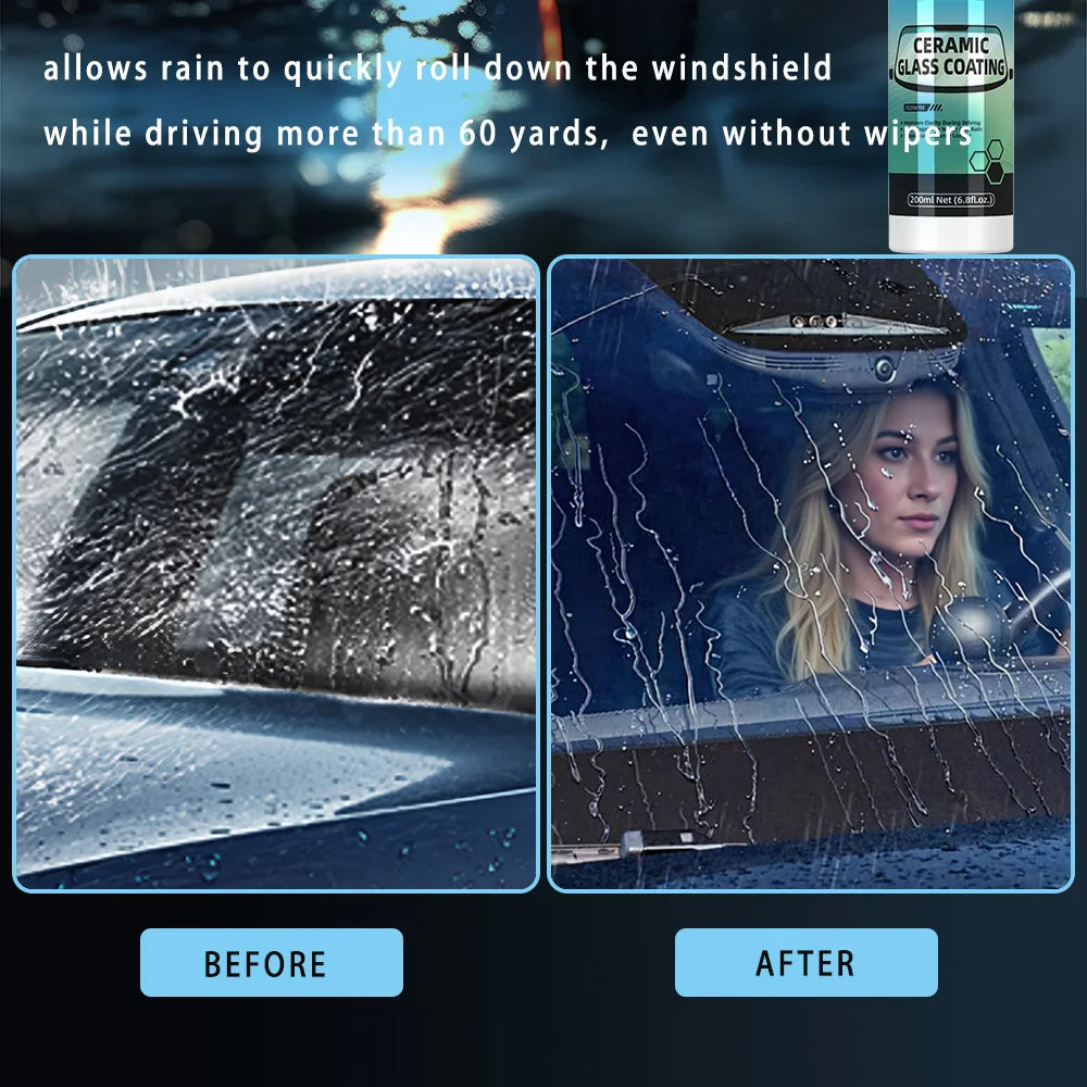 Hydroshine Ceramic Glass Coating Nano Crystal Coating Windows Polishing Liquid Glass Plated Crystal Hydrophobic Dustproof Agent