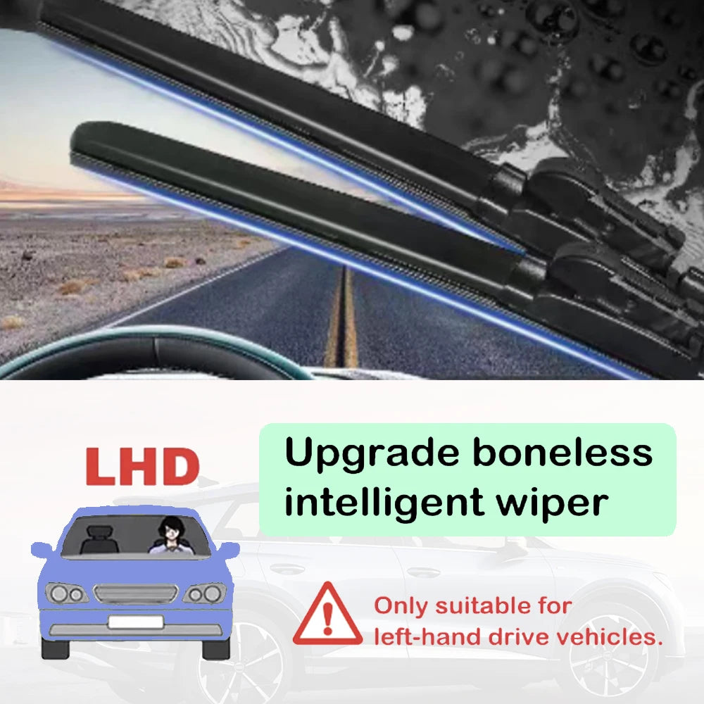 24+21 Front Wiper Blades Set For Changan CS95 2017-2022 Windshield Windscreen Brushes Accessories Rubber Refills 2018 2019 2020