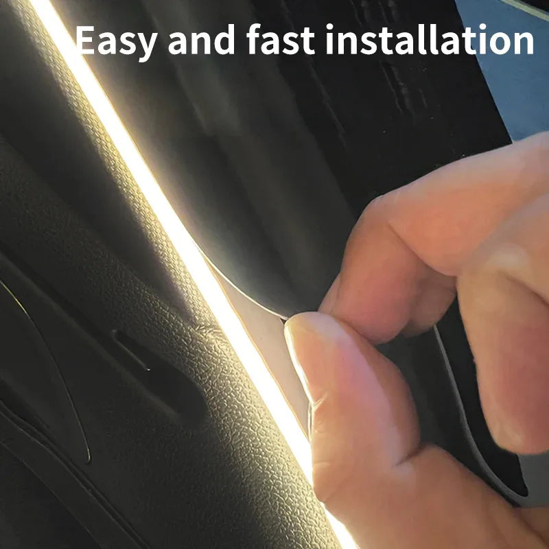 Car High Brightness Trunk Lighting Ambient Light Interior Decoration Led Wireless Automatic Sensing Tailgate Light Strip