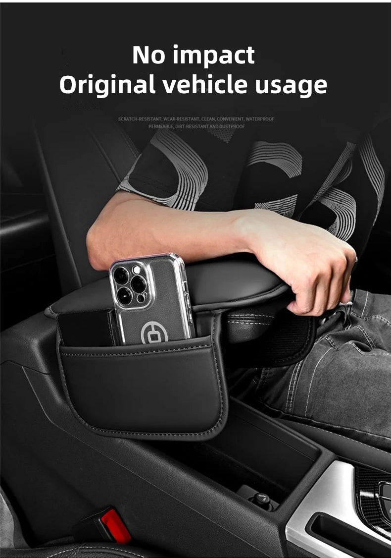 For Changan Uni k T Alsvin CS35 CS55 CS75 CS85 Car Armrest Box Height Pad Sponge Armrest Box Middle Phone Card Bag Storage Bag