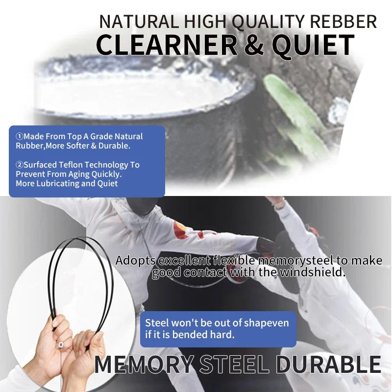 Front Rear Wiper Blades Set For Changan CS95 2017 - 2022 Windshield Windscreen Brushes Accessories Rubber Refills 2018 2019 2020