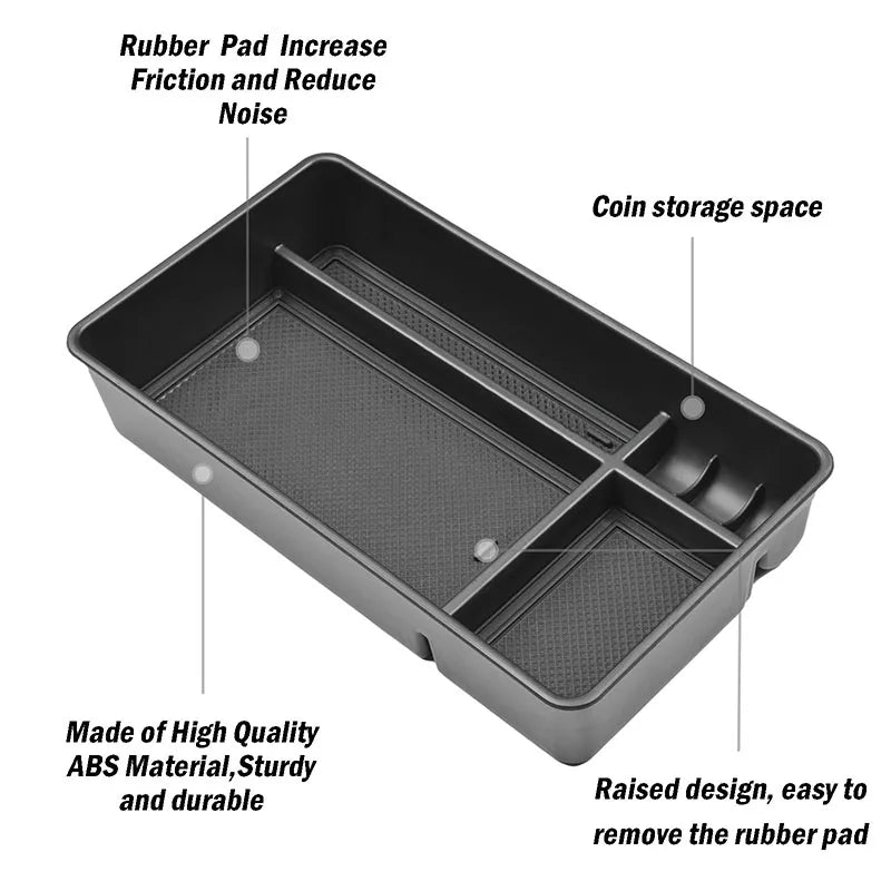Center Console Organizer For Nissan Altima 2019 2021 2022 2023 2024 Armrest Storage Box Insert Tray Car Interior Accessories
