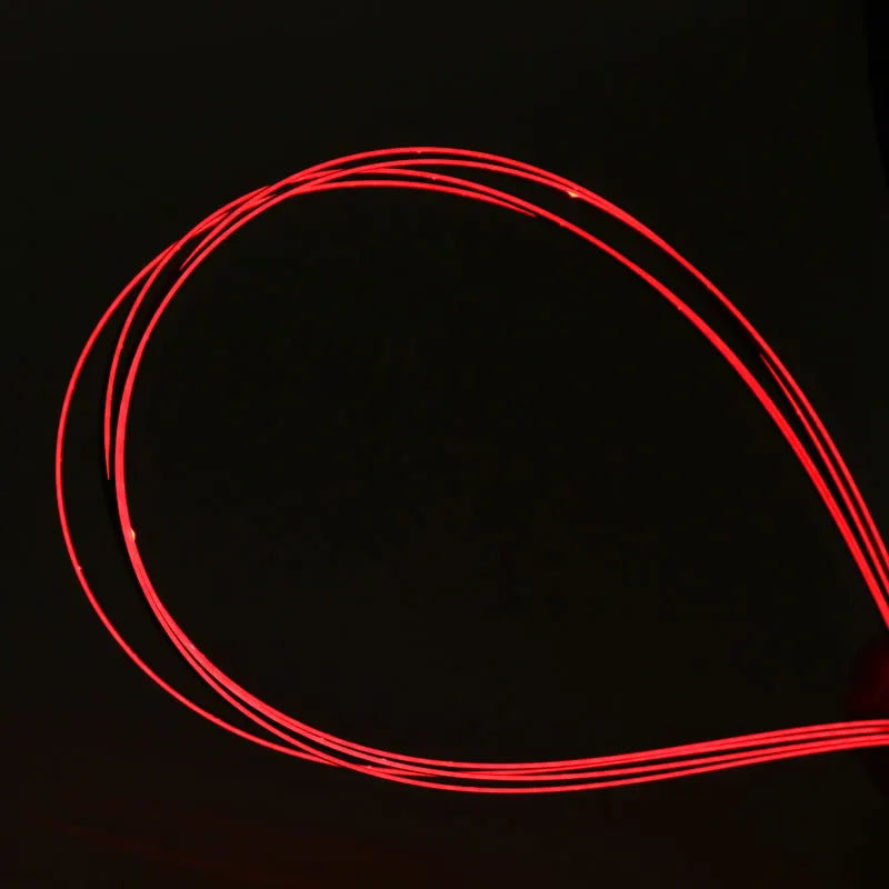 35/75/110cm RGB 64 Colors Acrylic Strip Car LED Ambient Light Parts Replacement Accessories (4 wires 4 pins)