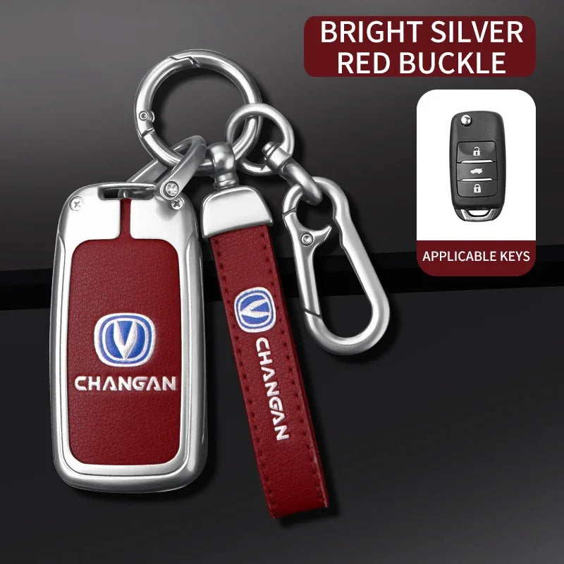 For Changan CX70 CS55 EADO CX20 Alsvin CS15EV CS75 CS35 Plus CS15 CS95 RAETON Car Key Fob Cover Case Protect Shell Holder Set