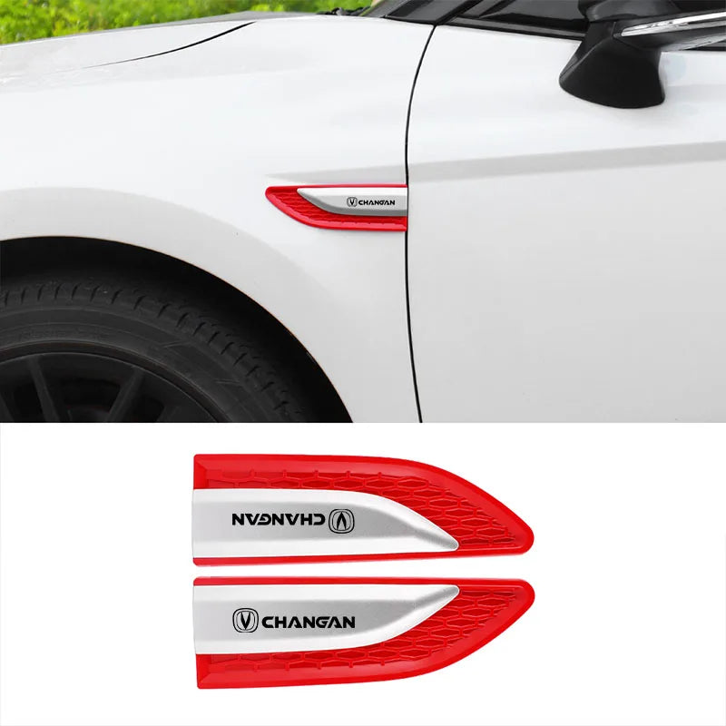 Car Front Side Fender Grille Sticker ABS Trim For Changan CX70 CS55 CS75 Plus CS35 CS95 Filter Bunper CS15 Alsvin car Accessorie