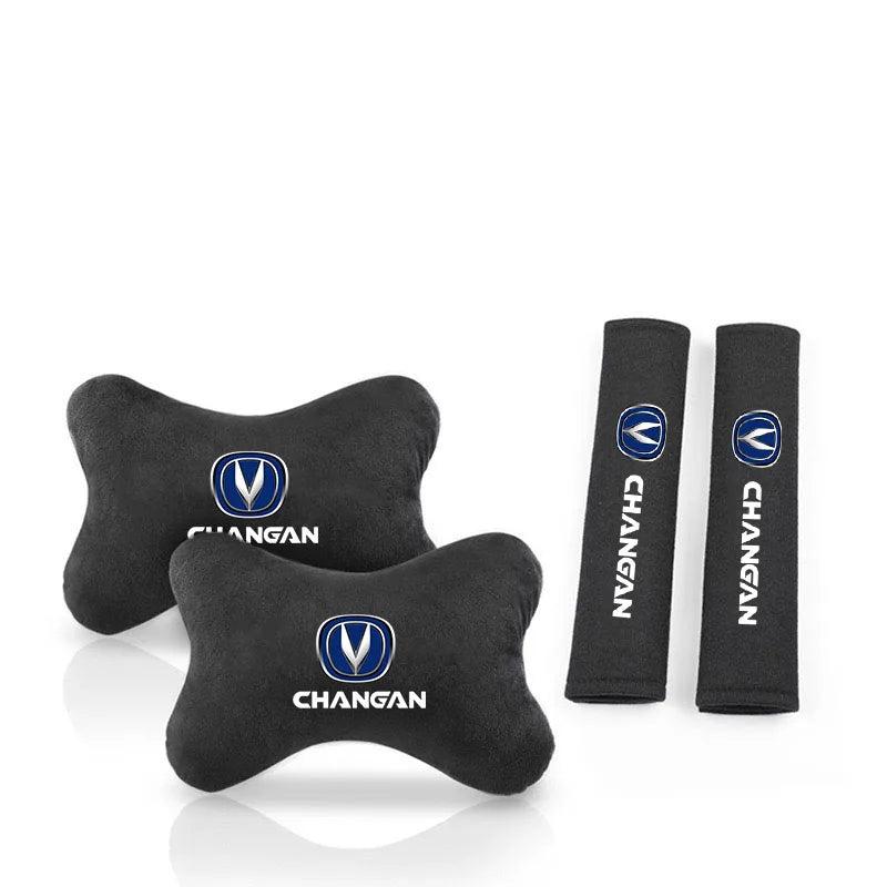 For CHANGAN CS75 PLUS CS95 CS35 PLUS Alsvin CS15 CS55 Eado Car Headrest Neck Support Seat Soft Neck Pillow Auto Accessories