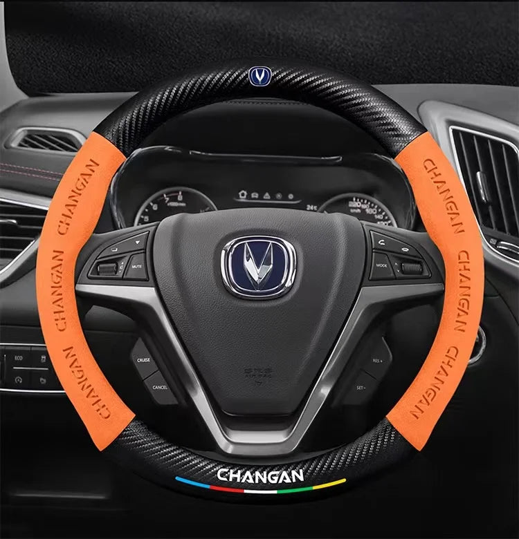 Car Anti-Slip Steering Cover For Changan Cs55 Cs15 Cs75 Plus Cs35 Cs85 Cs95 Cx70 Eado Cx20 Alsvin Hunter UNI-K UNI-T UNI-V