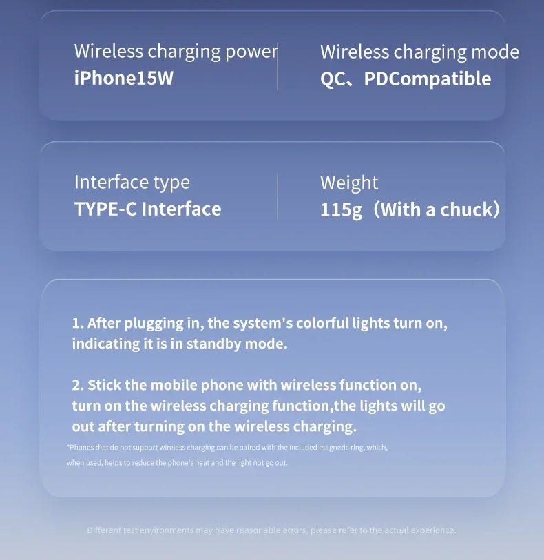 Magnetic Wireless Car Charger Phone Holder Ice Cooling RGB Tempered Glass Fast Charging Radiator For Magsafe iPhone Samsung