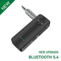 2-In-1 Wireless Audio Adapter Bluetooth 5.3 Receiver Transmitter 3.5mm Jack AUX Lossless Sound MIC For Car Speaker TV PC