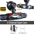 Dash Cam Vehicle DVR video recorder 4 cameras for cars black box front rear internal Night Vision Loop Recording dashcam car 360