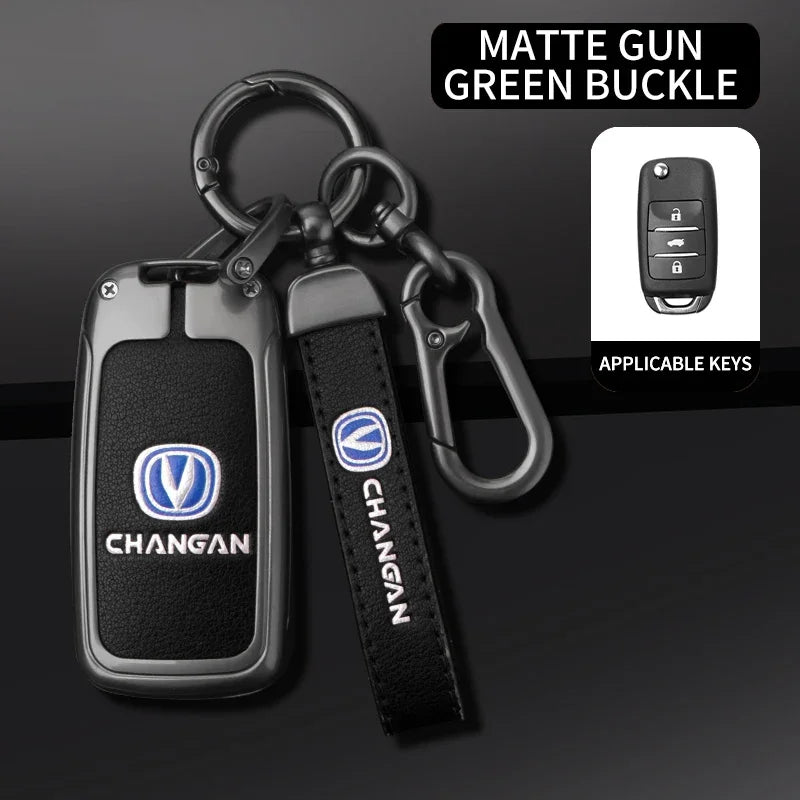 For Changan CX70 CS55 EADO CX20 Alsvin CS15EV CS75 CS35 Plus CS15 CS95 RAETON Car Key Fob Cover Case Protect Shell Holder Set