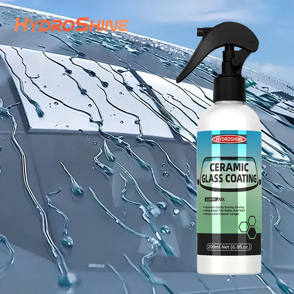 Hydroshine Ceramic Glass Coating Nano Crystal Coating Windows Polishing Liquid Glass Plated Crystal Hydrophobic Dustproof Agent