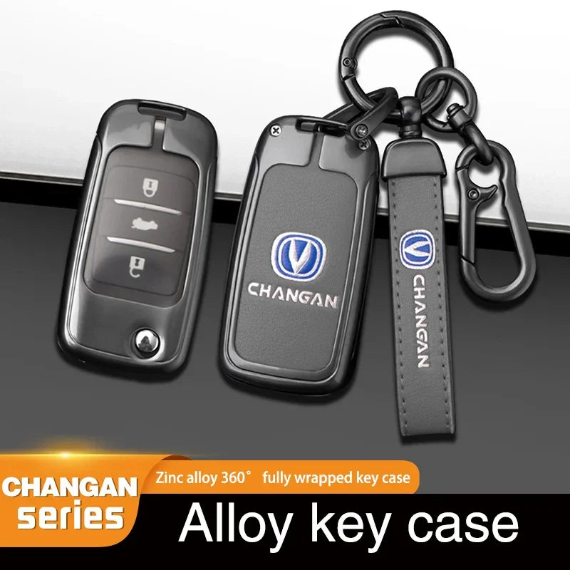 For Changan CX70 CS55 EADO CX20 Alsvin CS15EV CS75 CS35 Plus CS15 CS95 RAETON Car Key Fob Cover Case Protect Shell Holder Set