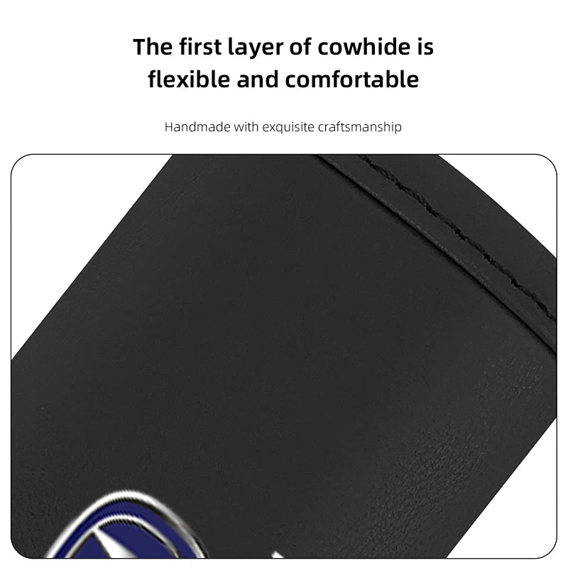 2Pc Car Anti Slip Pull Glove Car Interior Leather Handle Protector Cover For Changan CS15 CS95 CX70 CS85 UNI-K CS35 CS55 CS75