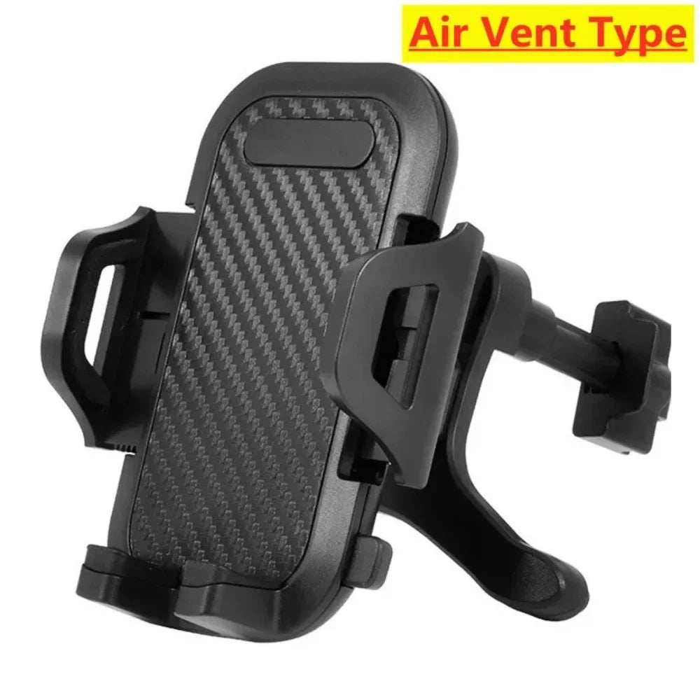 360° Rotatable Stable Car Phone Bracket Universal Windshield Suction Cup & Air Vent Mount Stand Car Phone Holder for Cellphone