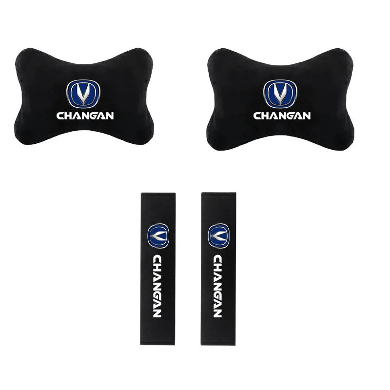 For CHANGAN CS75 PLUS CS95 CS35 PLUS Alsvin CS15 CS55 Eado Car Headrest Neck Support Seat Soft Neck Pillow Auto Accessories