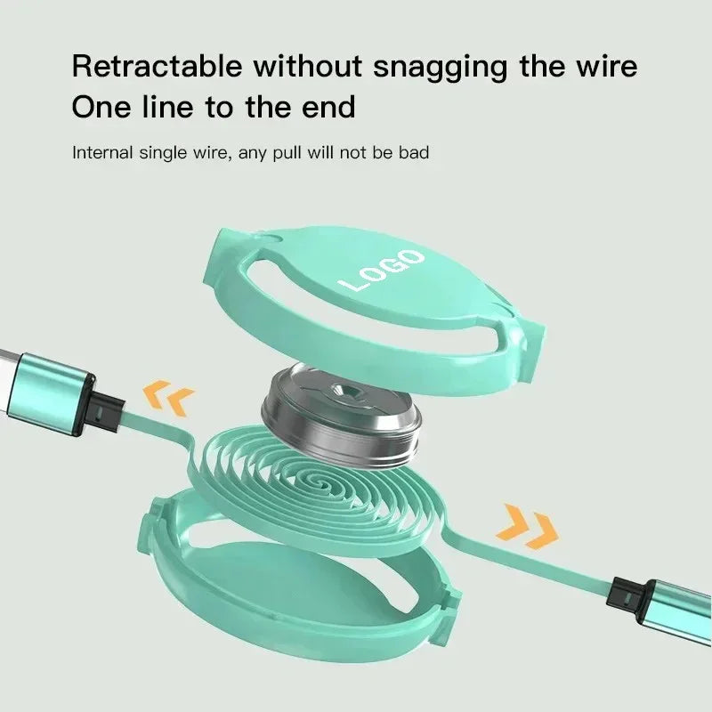 Fast Charing Data Cable 100W Multifunctional 3 in 1 Data Cord For Changan X5 X7 CX70 CS55 CS75 Car Accessories