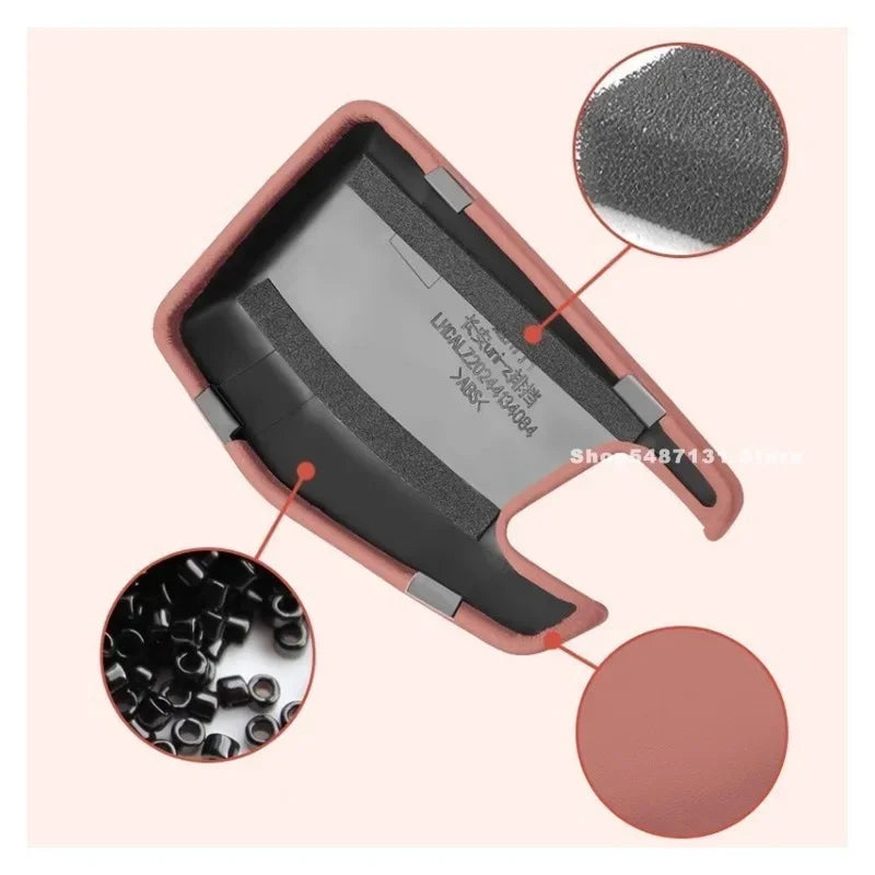Car Central Control Gear Head Shift Knob Cover Sequin Trim for Changan CS75 Plus Interior Accessories