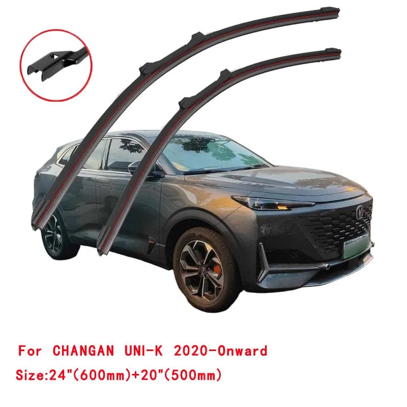 For Changan UNI-K UNI K 2020 2021 2022 2023 Car Front Windshield Wiper Blades Rubber Accessories Protective Windscreen Cleaning