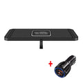 Wireless Charger Car Silicone Pad Stand For iPhone 17 16 14 13 12 Xiaomi Samsung Huawei Mobile Phone Fast Car Wireless Charging