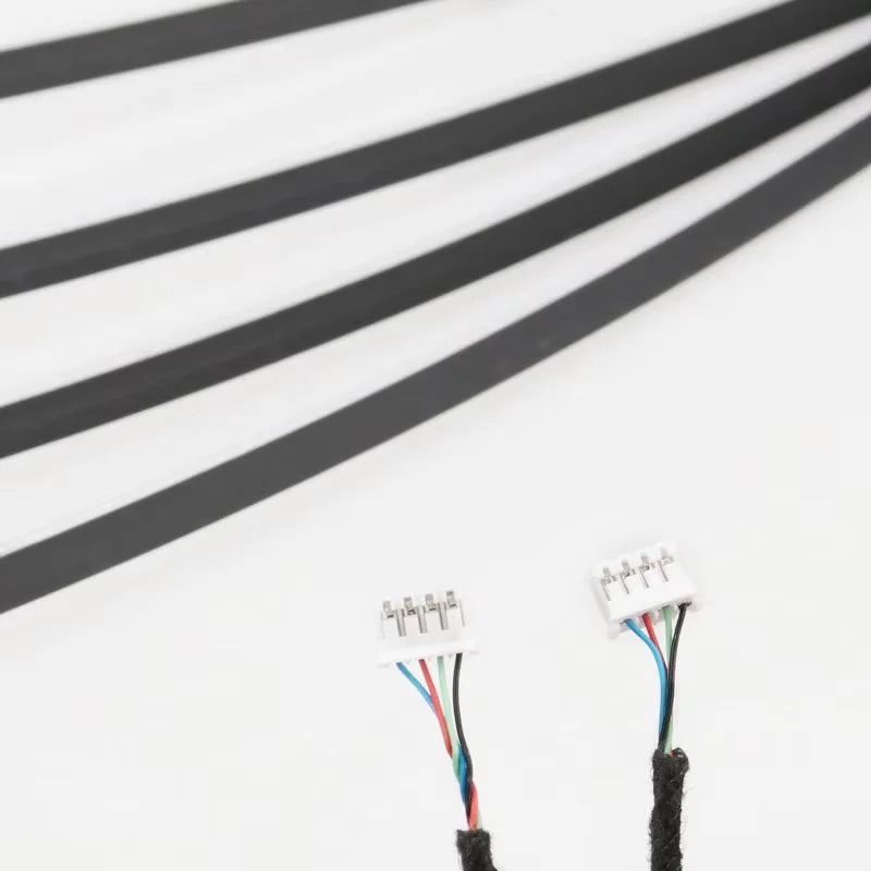 35/75/110cm RGB 64 Colors Acrylic Strip Car LED Ambient Light Parts Replacement Accessories (4 wires 4 pins)