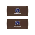 2Pc Car Anti Slip Pull Glove Car Interior Leather Handle Protector Cover For Changan CS15 CS95 CX70 CS85 UNI-K CS35 CS55 CS75