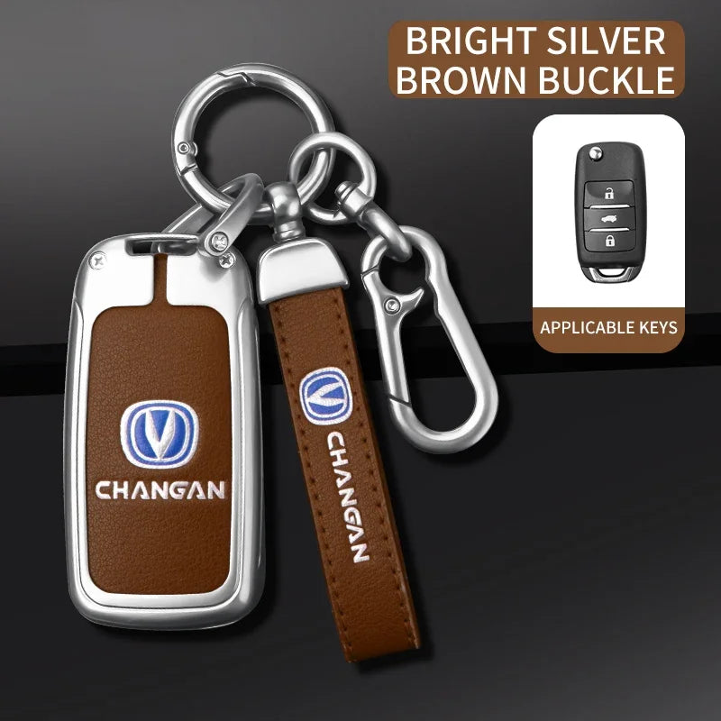 For Changan CX70 CS55 EADO CX20 Alsvin CS15EV CS75 CS35 Plus CS15 CS95 RAETON Car Key Fob Cover Case Protect Shell Holder Set