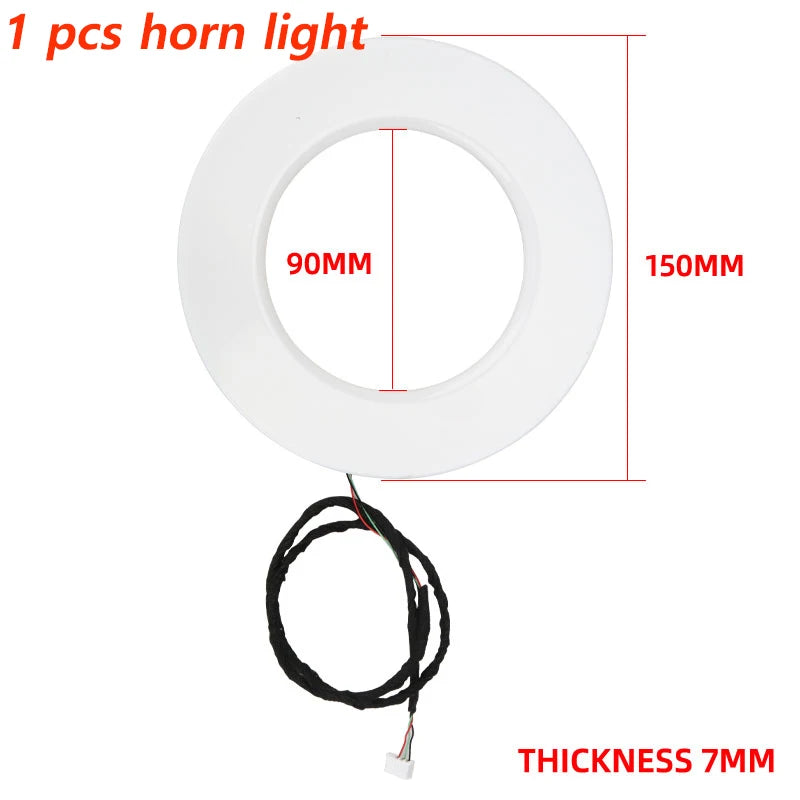 35/75/110cm RGB 64 Colors Acrylic Strip Car LED Ambient Light Parts Replacement Accessories (4 wires 4 pins)